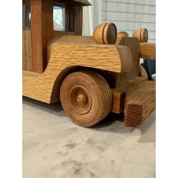 Vintage Handmade Wooden Truck Handcrafted Classic Collectible Boys Room Nursery - Picture 3 of 13